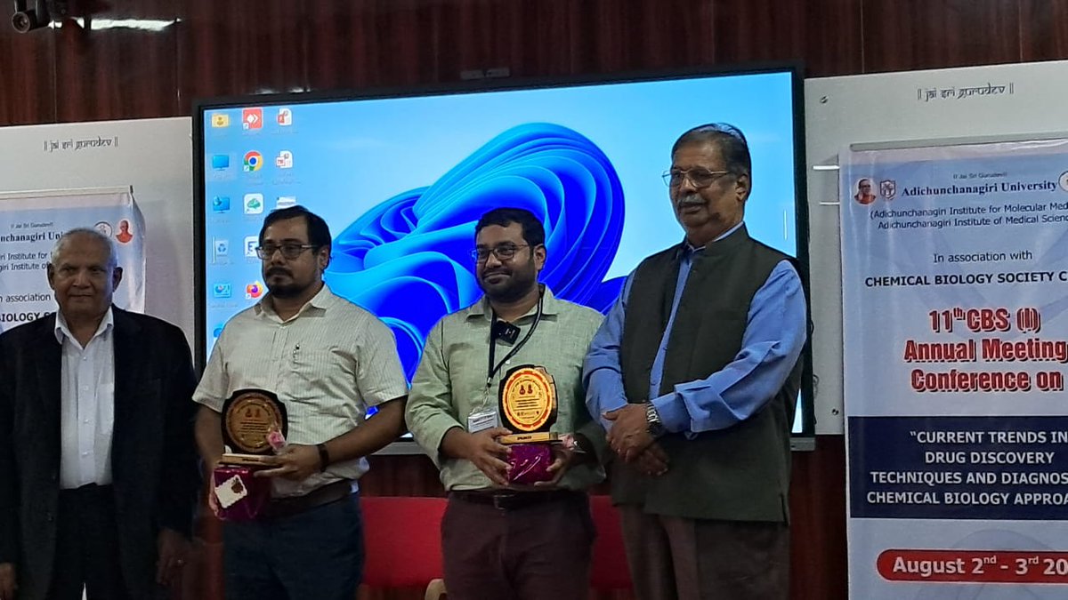 tofayel_ahmed1's tweet image. Chemical Biology Society of India annual meeting at Adichunchanagiri University. Glad to represent SINP Kolkata and talk about Cryo-EM in the meeting.