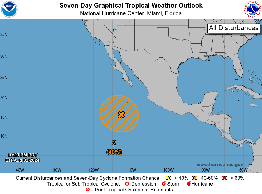 LimWeather's tweet photo. D82 EPAC #HurricaneSeason2024 2am EDT
New AOI near #Invest96E now #Invest97E has 40% chance in 2 and 7 days to become a TC before it merges with the latter #Wxtwitter #Wxx #EP96 #96E #Tropicswx #HurricaneSeason #Emilia #Fabio #EP97 #97E https://t.co/yHpPe4bVIn