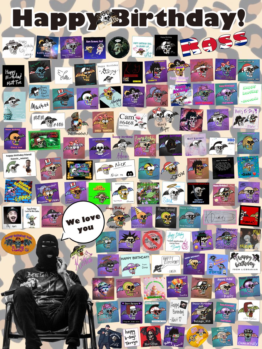 Happy belated birthday to <a href="/Ross6661_/">Ross6661</a>!! I hope it was a good one mate. 🍻 Love, the DxBxC.

deathbatsworld.com/card/ross.png