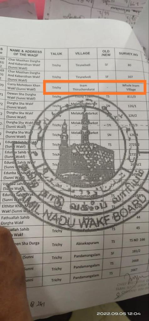 AskAnshul's tweet image. Waqf Act should not be amended, but abolished. Waqf Board has misused its power to occupy lands across India.

Example - Wakf Board claimed ownership of entire Thiruchendurai village in Tamil Nadu

This village has 1500-year-old Manendiyavalli Sametha Chandrasekhara Swamy Temple.