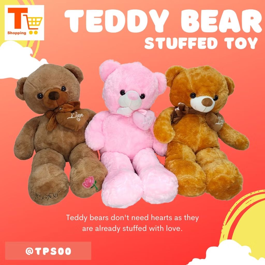heartfelttreas's tweet photo. Check out Teddy Bear Stuffed Toy (A066) for ₱730. Get it on Shopee now! https://t.co/P8DG2jgQUl https://t.co/82LFUCeuoj