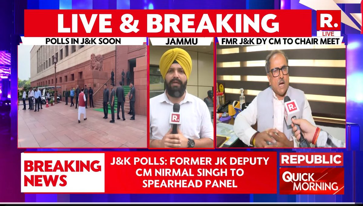 GursimranonX's tweet photo. 🚨 #Breaking: BJP forms Elections Manifesto Committee for J&K Assembly Polls. Former JK Deputy CM Nirmal Singh (@NirmalSinghBJP) to head the committee. Task entrusted to senior-most leader with governance experience. First meeting currently underway at BJP headquarters in Jammu. #JammuAndKashmir #BJPElections