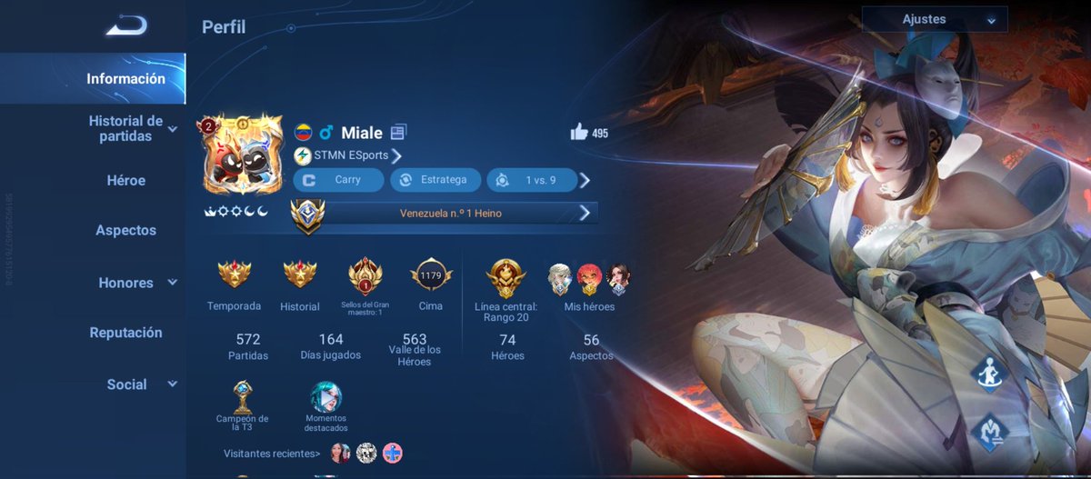 Busco equipo competitivo tengo experiencia porque vengo de otro Moba dominó todos los mids actualmente 60 marcas si algún equipo está interesado escribir al WhatsApp +584126028084 <a href="/Fichajes_Hok/">Fichajes Honor of King</a> <a href="/HOKLATAM/">Honor of Kings LATAM</a>
