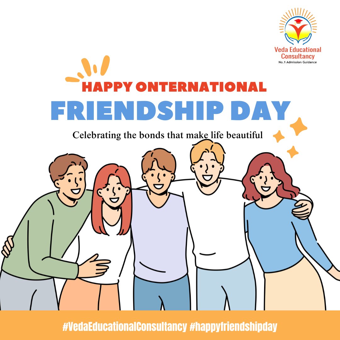 VedaEducational's tweet photo. Wishing you a happy friendship Day!
May our bond of friendship continue to grow stronger with each passing day.
https://t.co/1OBQRCutOl
.
.
#HappyFriendshipDay #happyfriendshipday2024 #HappyFriendship
#happyfriendsday #happyfriends #HappySunday https://t.co/TcadD1WySB