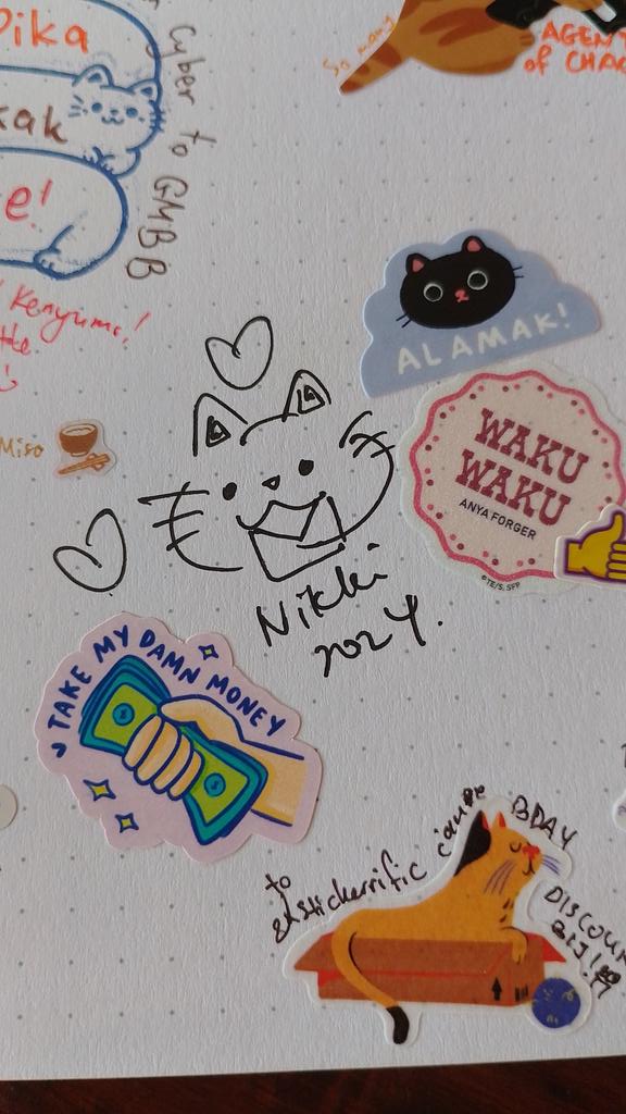 Iksterror's tweet photo. Sian @sara_nikka mintak share gambo Journal Jam and this was all I took 🙃

Had fun at @2ndfloorneko yesterday. Y'all can head over to GMBB today (they have official opening this weekend) and play with stamps at her studio AND BUY HER MERCH THEY SO CUTE! 😻 https://t.co/mna0aLn0pH