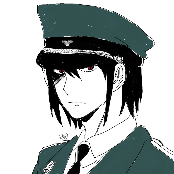 指で描いたユリブラ 