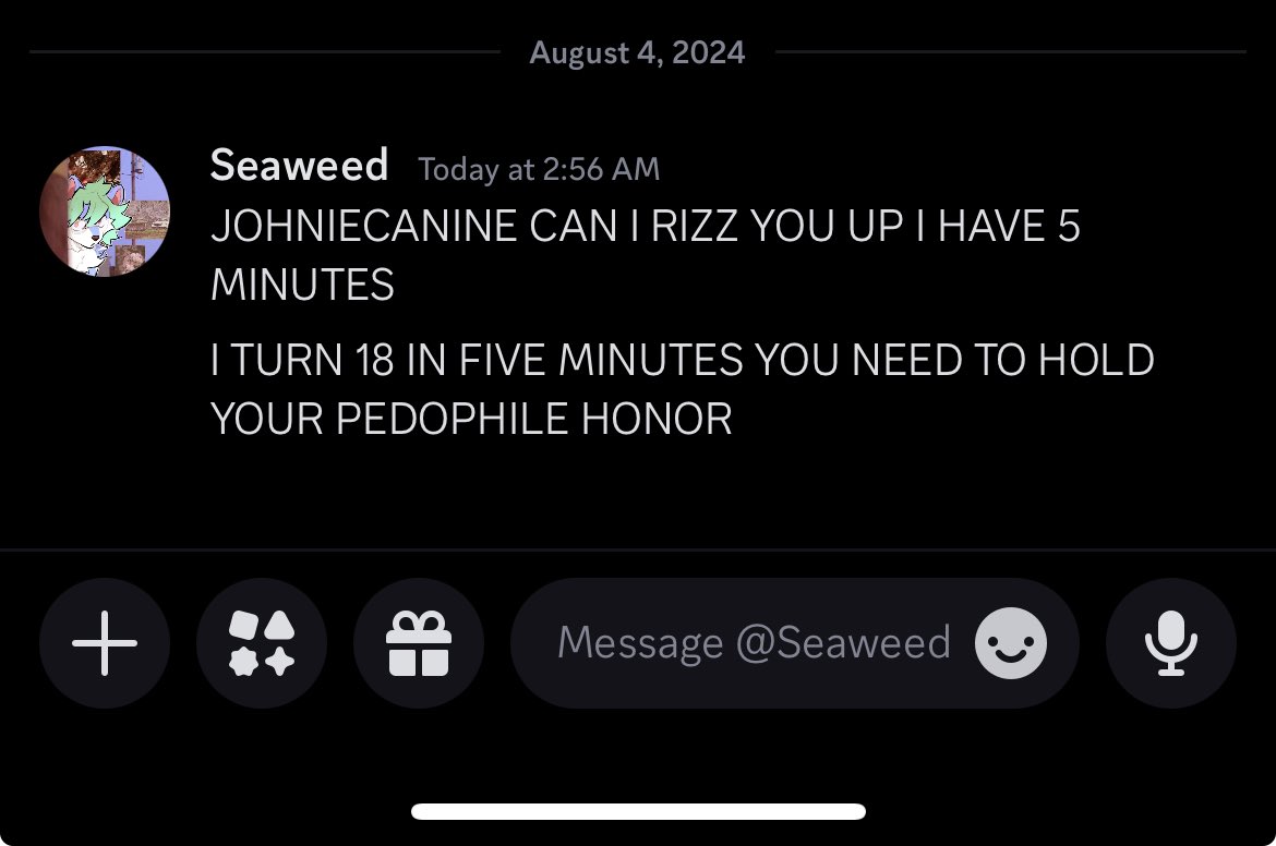 Get your fucking retarded ass out of my discord dms you fucking brainrot piece of shit.
