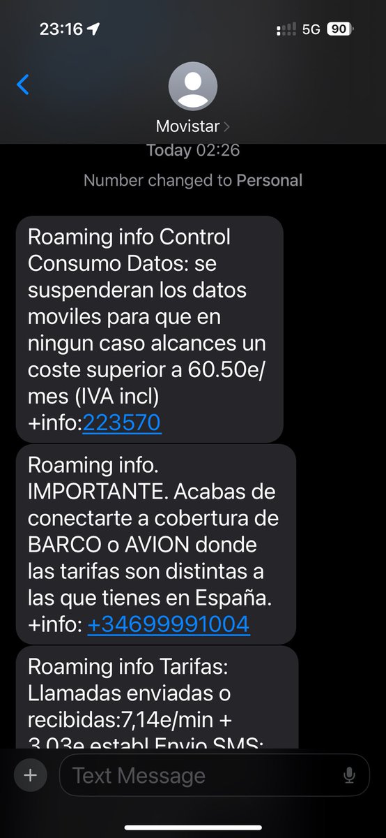 abosqued's tweet photo. @movistar_es @jmalvpal  Movistar ayer cargó en 3 de mis líneas 126€ a las 02:47h de la mañana por conectarse a roaming marítimo en un ferry Barcelona-Cerdeña, cuando solo tengo autorizado en las líneas roaming dentro de la UE.
Íbamos dormidos y sin usar el teléfono. Vergonzoso! https://t.co/yFiaWLRk54