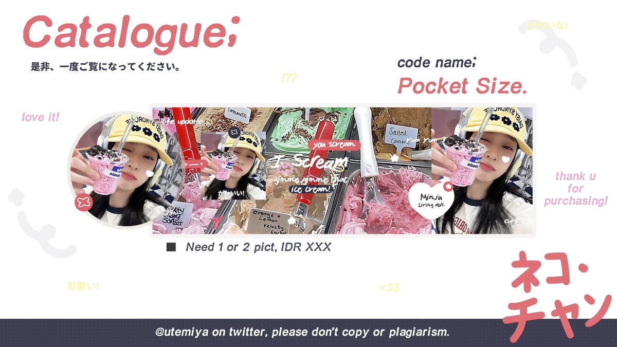 __dimmi's tweet image. Any interaction are appreciated!! 🎐

haii! aku bawa layout ready stok gg karina, wonhee, winter &amp;amp; minju actress. Bisa di take sekarang melalui dm yaa, payment all e-wallet / Qris, bisa cek alt buat harga &amp;amp;&amp;amp; detailsnyaa‼️

t. #zonauang