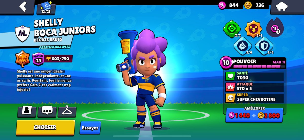 K2A_inside's tweet photo. Je vends compte brawl stars 34k tr 8 skin rare dont Shelly boca junior venez dm si intéressé https://t.co/Kfvfr656ke