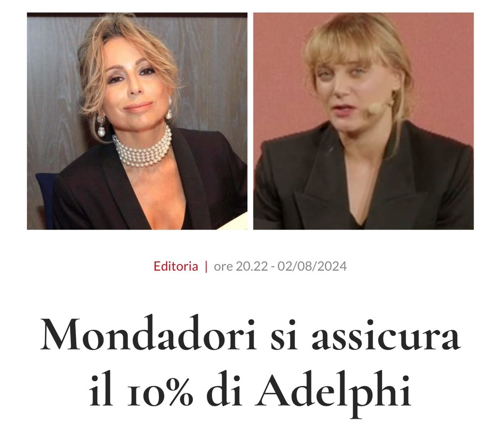 crislomb's tweet image. Padri e Figlie.
#Mondadori #Adelphi