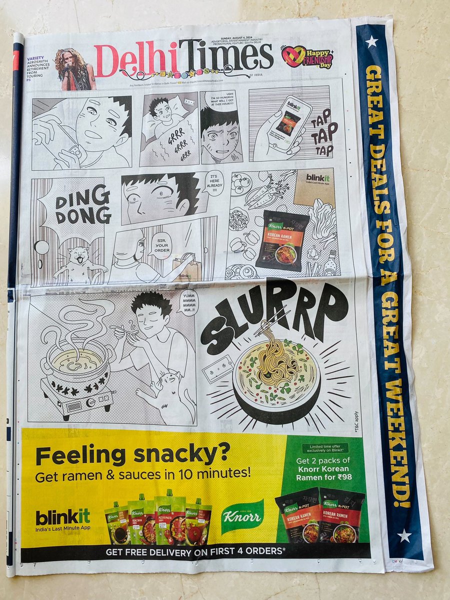 sriyart's tweet photo. hello twitter, heard you appreciate art? so as my first tweet i'm sharing my artwork featured in today's Delhi Times. RT for visibility 💝 https://t.co/L1Tzib3i8E