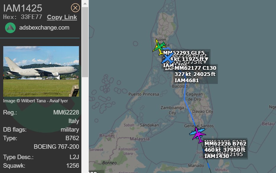 FMilcoms's tweet photo. #33FDC2 #IAM 1496
#33FE77 IAM 1425
#33FE7A IAM 1430
#33FE92 IAM 1424
#33FFF3 IAM 4681
departed YPDN and approaching RPLC. https://t.co/S3Xkvu6YE1