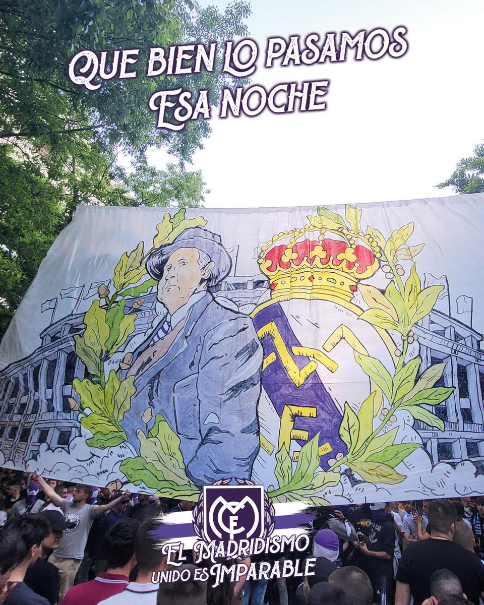 Que bien lo pasamos esa noche. El Madridismo unido es imparable. #LosQueNoSeVenden #UltrasRealMadrid