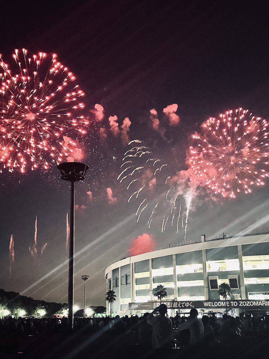 実家までCBR旅!!
幕張の花火みて大満足