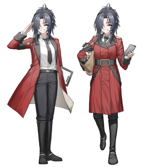 #ドルフロ #소녀전선  최안나 그리폰시절 모습 그렸습니다;;;;;;;;;;;;;;;;;;;왼쪽이 커미션이고 오른쪽이 삘받아서 서비스로 그린거;;;;;;;;;;;;; 