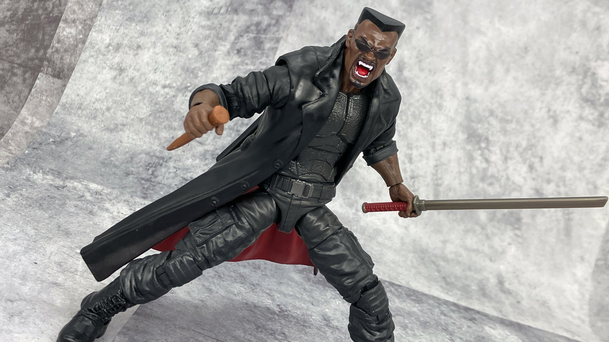 マーベルレジェンド ブレイド 塗装強化　装備追加 マーベルレジェンド ブレイド 塗装強化 装備追加 - メルカリ