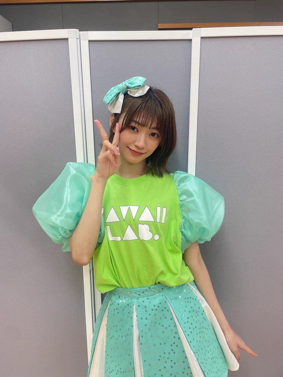 cutie street きゅーすと 推しアピ ユニフォーム 緑 板倉可奈 CUTIE