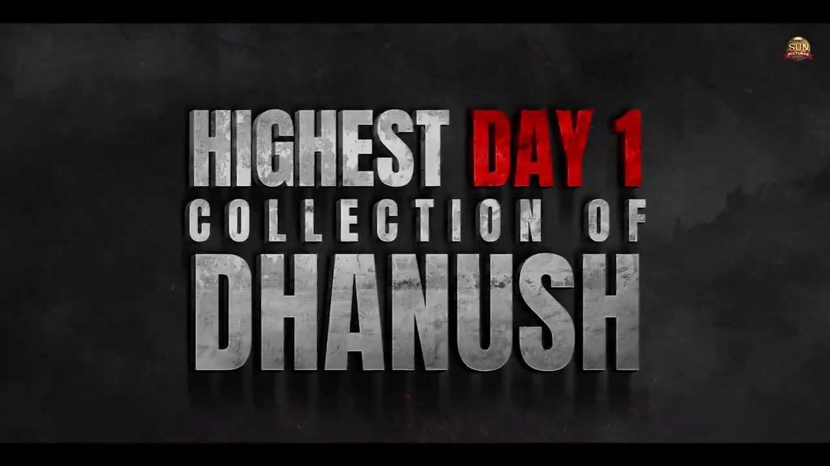 Boxoffice_Boom's tweet photo. It's Official From @sunpictures !!
๐ด Highest Opening Day For Dhanush ๐
๐ด Career Best Collections Of #Dhanush
Crossed D's Vaathi 121Crs ๐คฉ๐คฉ
๐ด Highest Collected Tamil Movie Of 2024 Beating Indian 2 in TAMIL Nadu ๐ฅณ๐ฅณโค๏ธ
#Raayan #Kubera @dhanushkraja #BlockbusterRaayan https://t.co/e2tAb50wdO