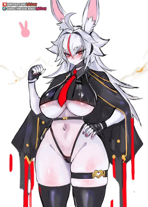 OC-Ruby Concept checkOn the bunny day,we take a look at our style change and many...so we re-draw herchange body type a bit,keep balance,and thicc feelHope we done good, and thanks you guys love her  