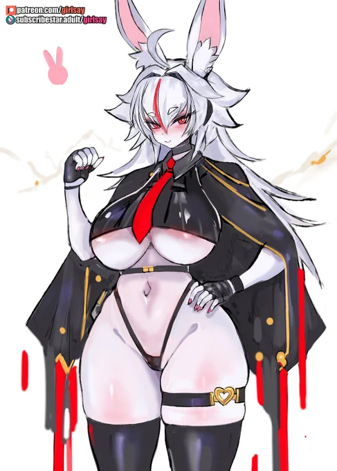 OC-Ruby Concept checkOn the bunny day,we take a look at our style change and many...so we re-draw herchange body type a bit,keep balance,and thicc feelHope we done good, and thanks you guys love her  
