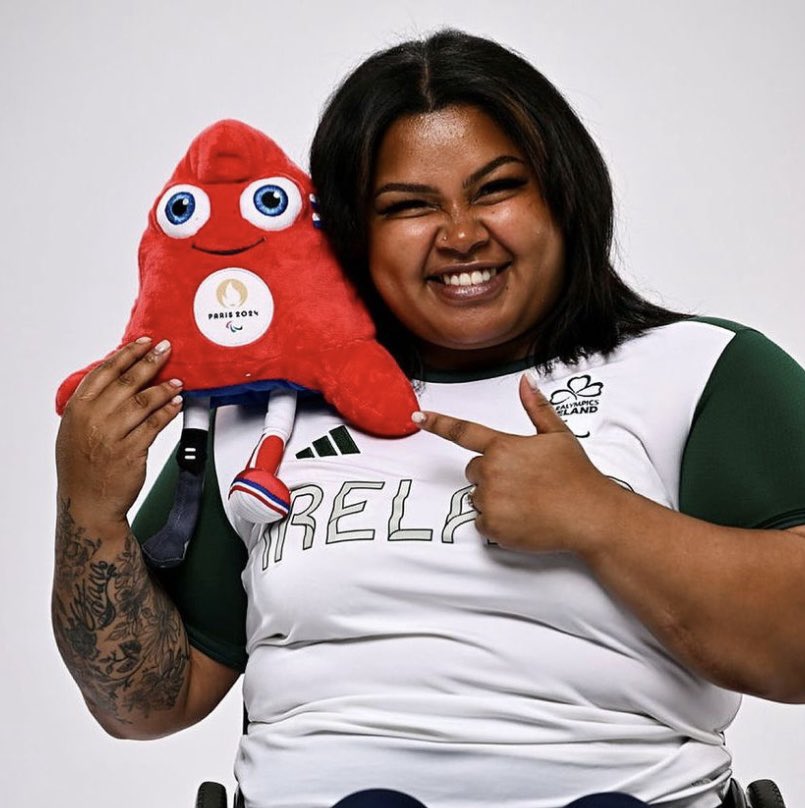 ParalympicsIRE's tweet photo. BRITNEY ARENDSE

Paris will be Britney’s second Paralympic Games. She made her debut at Tokyo in 2021.

Age: 24
Hometown: Mullagh, Co Cavan
Classification: Up To 79kg

#TheNextLevel | #Paris2024 | #TeamIreland https://t.co/hvfEbuzUbh