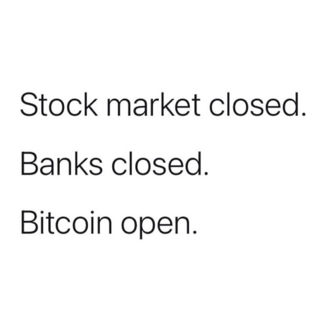 Just_a_NoBody91's tweet photo. I tooo belive same coz the real money @Bitcoin never sleeps only made up needs rest not the real. https://t.co/R13xS5Xak7
