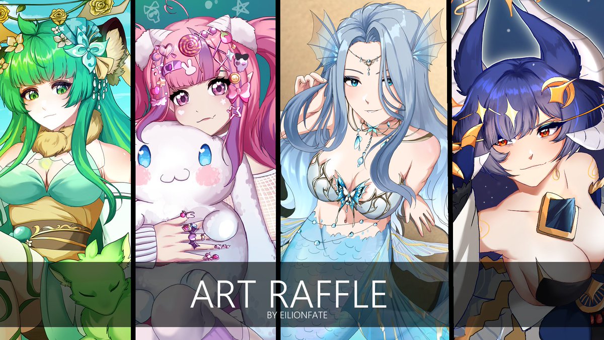 ✨ART RAFFLE!!✨

It's my first raffle. I want to make someone happy. 
💫 2 winners get character illustration art!  

Rules:
 💛Follow
 💛Like and Retweet  
 💛Comment your OC/Vtuber (Optional)

✨Ends 25.8.✨
#artraffle