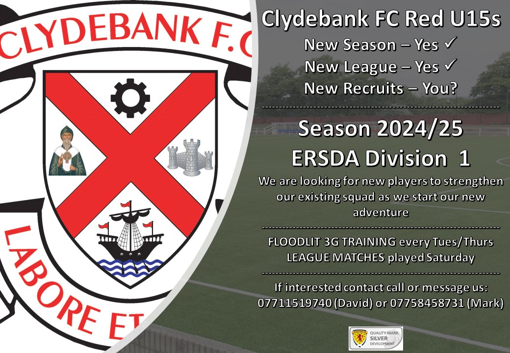 New Season, New League, New Challenge...If you fancy a New Challenge then get in touch as we look to strengthen our existing squad <a href="/ERSDALeague/">ERSDA</a> #Bankies