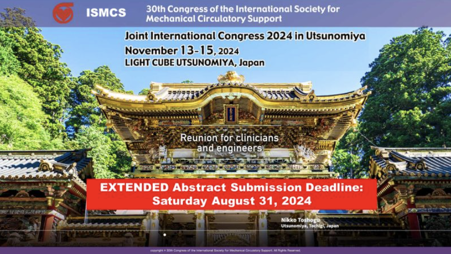 Attention All Teams!!

ISMCS has expended the Abstract submission deadline!

Deadline: August 31, 2024 (JST)

We highly encourage you to present your work at the main conference. 

For more information: ismcs.org/ismcs-2024/