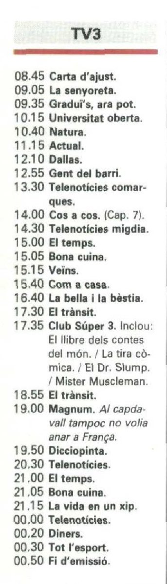 LafondLa52872's tweet photo. "Musculman/Mister Muscleman" es va estrenar a la televisió catalana el 5 d'abril de 1991, i es va emetre a TV3. L'anime va ser doblat al català.
#キン肉マン #Musculman @toeianime_info #DoblatgeCatalà #TV3 #JordiVila #OriolRafel @JoanPera_ #EduardFarelo #XavierFernández https://t.co/INgnjZwFPk