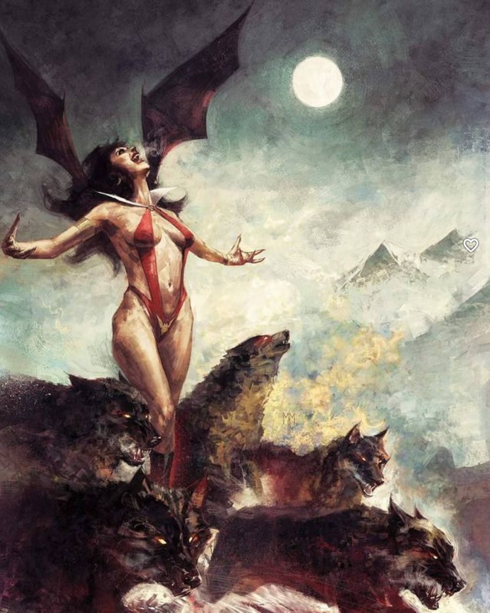 art by Marco Mastrazzo
#Vampirella #horrorart