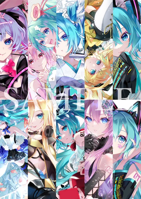 ◆夏コミ新作その③ 2024最新イラスト集 今年のイラストから新規描き下ろしを半分以上収録したイラスト集です。 サンプル以外に、マジミラ2019チビキャラのクリプトンズやピエレッタ、簡単なメイキングも初収録! 表紙は、キラキラのホログラム加工です! 表紙絵は何度も上げてるので、割愛。