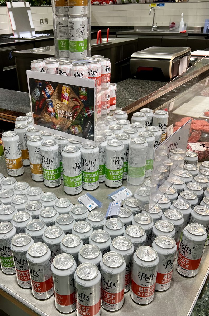NeilMcR's tweet photo. 2pc Gravy &amp; Stock !
Not seen this before great use of a 2pc Aluminium beverage can made by Crown.
@CanTechIntl @LifeAtCrown @CanTechtheGran1 @PottsPartners @waitrose #canmaking https://t.co/qdlcqmGmm9