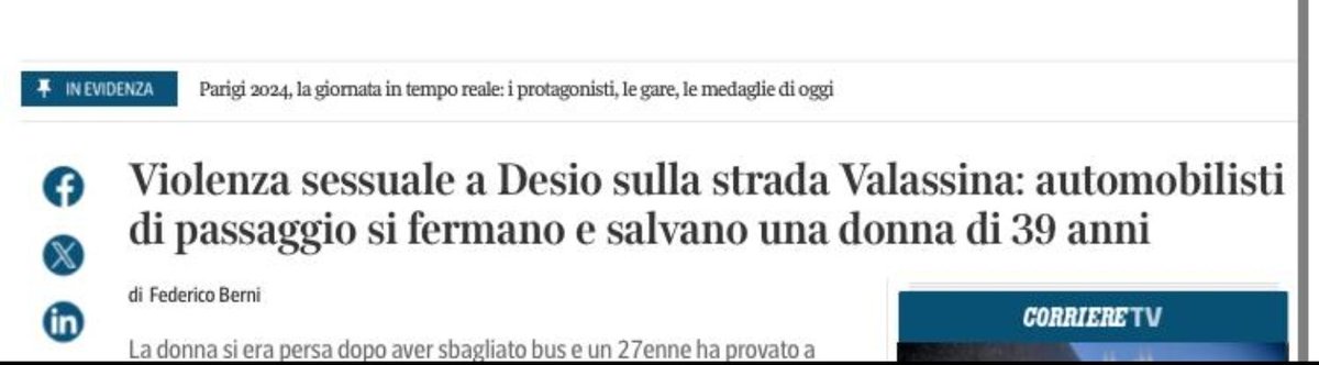 ClaudioBorghi's tweet photo. Ho un lievissimo sospetto. Quale sarà mai l'origine del violentatore in questo titolo dove il soggetto, per non sbagliare, manca del tutto? Sapete com'è, "un uomo" ormai stava diventando un marker troppo riconoscibile. https://t.co/Q5KoEAJAC1