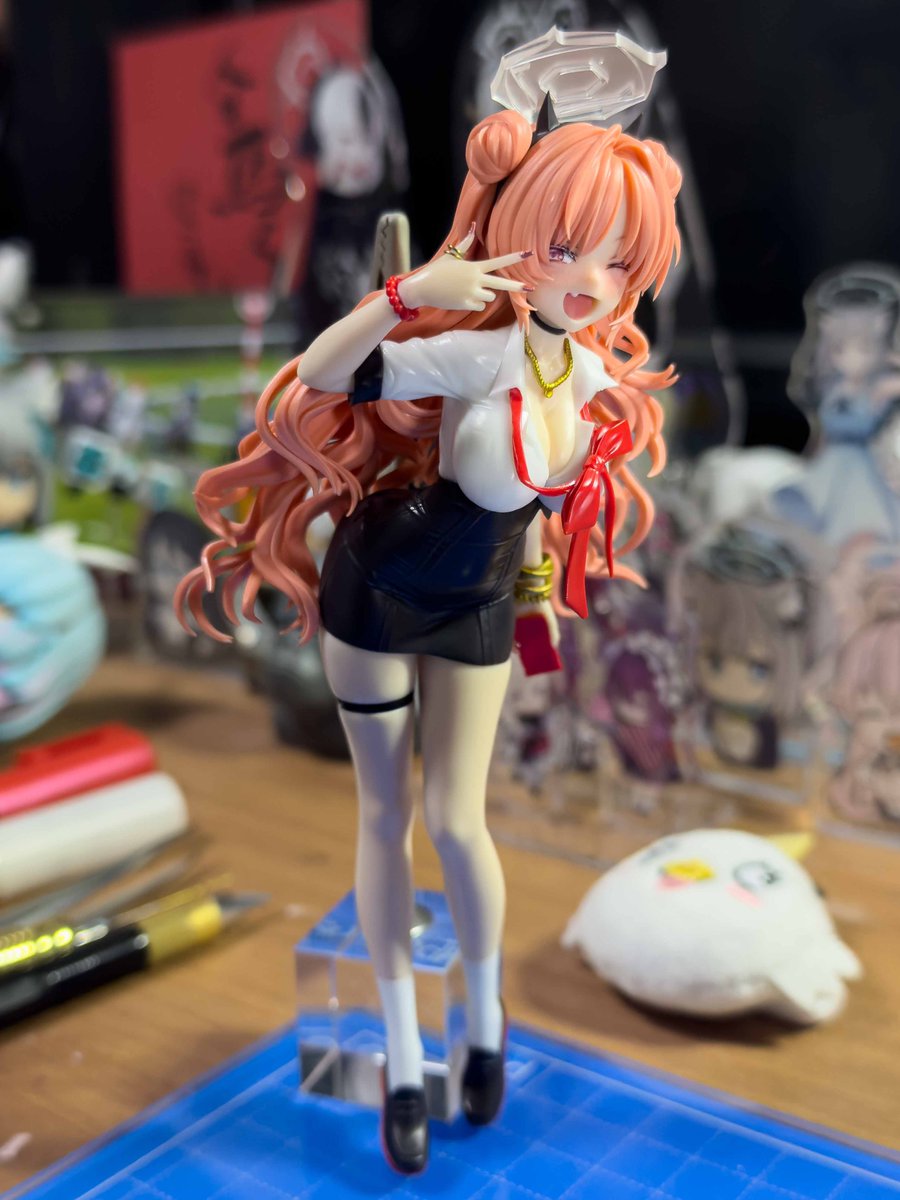 ワンフェスで購入したmuscutoさんのカラーレジンキット夜桜キララ組み