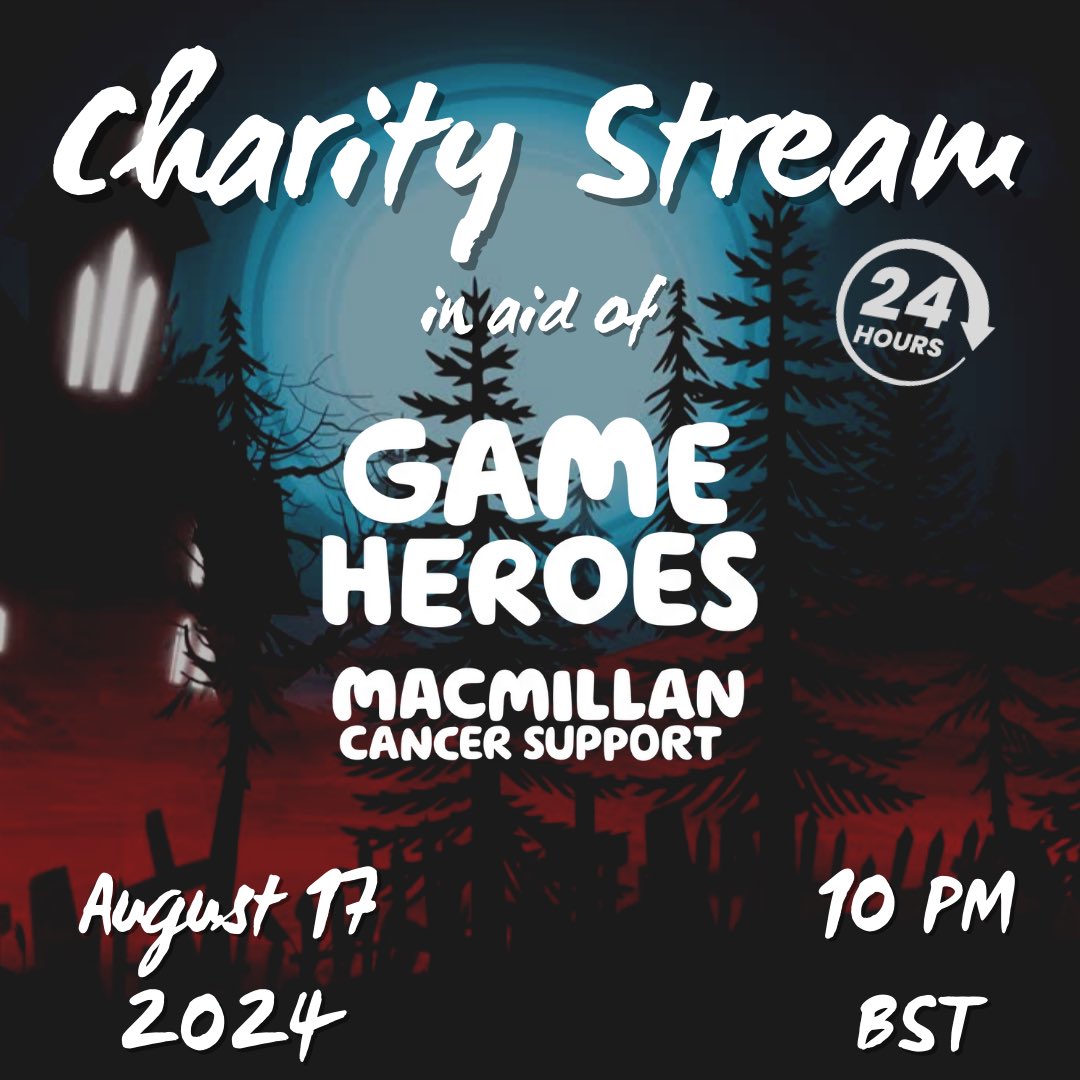 Retro_Synical_'s tweet photo. 🚨 Excited to announce that I'll be doing a 24-hour stream on August 17th starting at 10 PM to support @macmillancancer! 💚 Join me for games, fun, and fundraising as we make a difference together. Let's help those affected by cancer! #CharityStream #MacmillanCancer #24HourStream https://t.co/cq0sVwcMDQ
