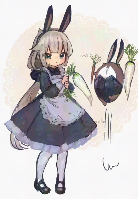 うさ御蔵ちゃんwithバニカワウソ#艦これ 