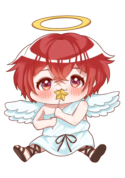 フラスタで使用したイラストです坂田さん→ハンサムボーイズ天使ビジュセンラさん→Weddiingメインビジュ#坂田です #センラの絵ぇやん 
