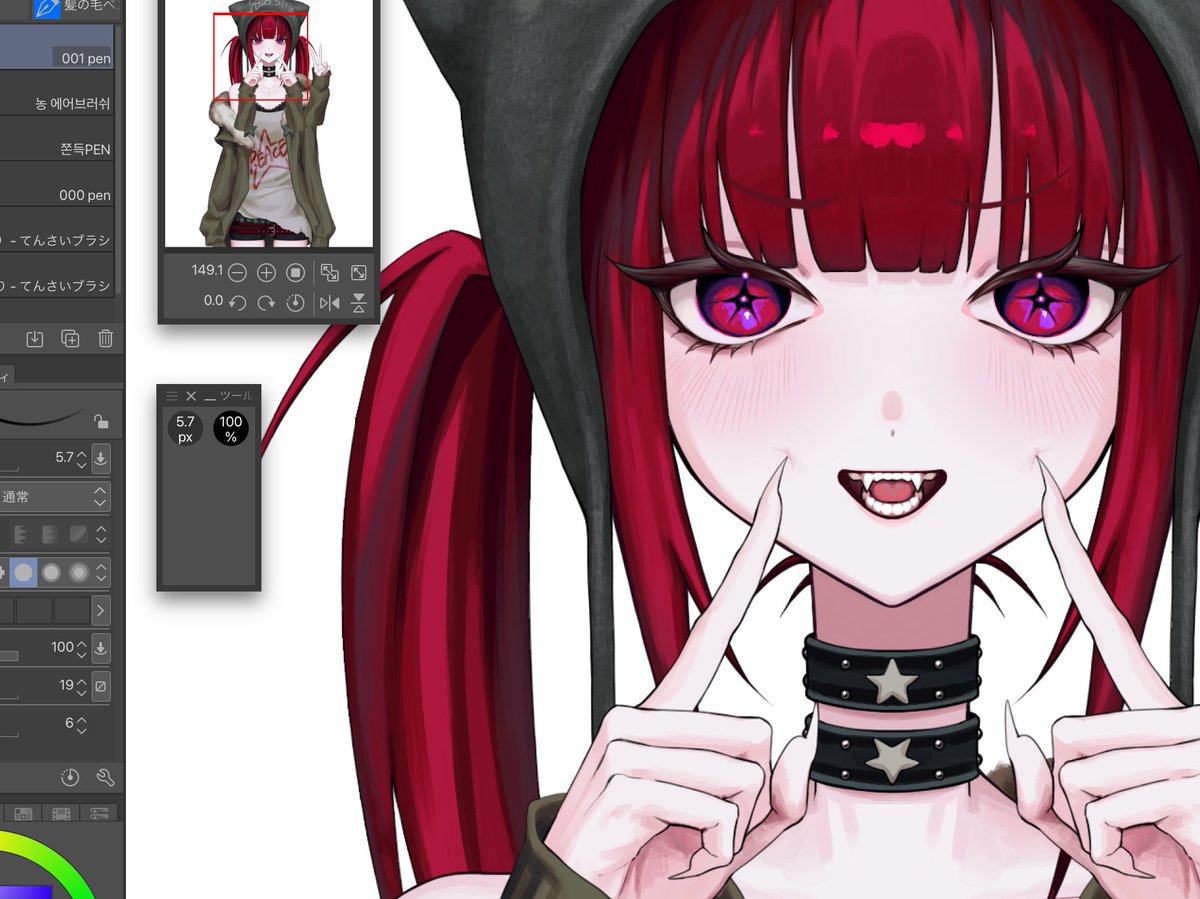 shine5me's tweet photo. 前に没になったキャラデザ https://t.co/e5AltFd1os