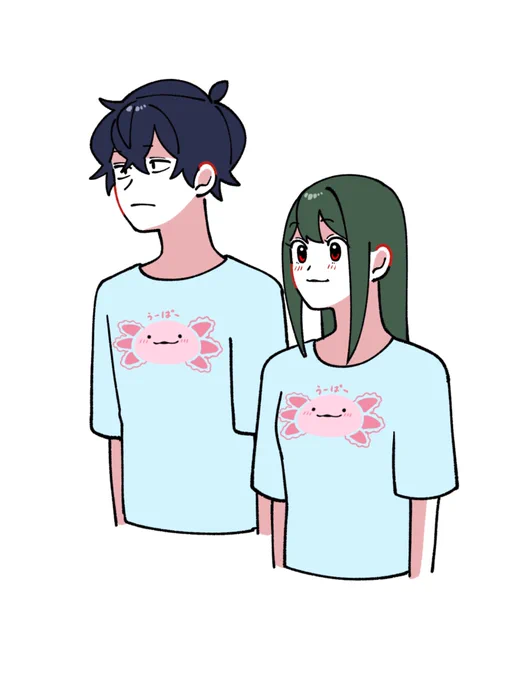 ウーパールーパーTシャツ