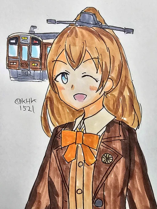 熊野さん#艦これ版真剣お絵描き60分一本勝負_20240804 