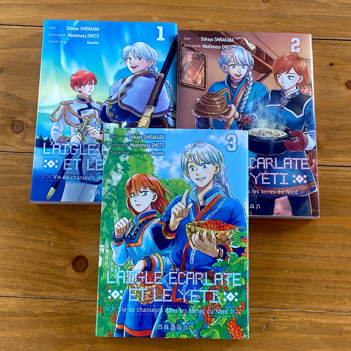 NabanEditions's tweet photo. Lisez « L’aigle écarlate et le yéti » 🙏

Derrière ces jolies couvertures se cachent une belle série qui respire la tranquillité !

On prend énormément de plaisir à découvrir le quotidien de ses différents personnages et tout une culture inspirée des peuples du Nord. https://t.co/LRwYlrXxt8