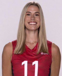 ChuckFreeby's tweet photo. The @PennVB and @PurdueVB alum @annie_drews leads the way with 15 kills as the USA Women’s Volleyball team beats France, 3-0 https://t.co/BBiovZTwkK