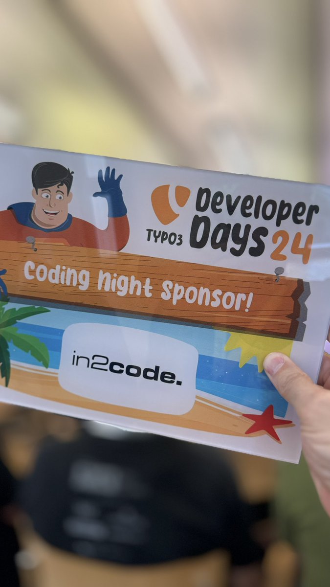 in2code_stefan's tweet image. Was a pleasure to be coding night sponsor at #TYPO3 Developer Days with @in2code - looking forward to next year’s #t3dd24