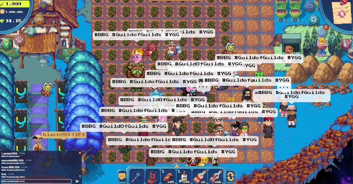 _iamBirdBrain's tweet photo. BBG x YGG Guild Photo ๐๐๐ @ Land 3482
#GuildofGuilds #YGGGAPS6 #WeAreYGG #LFP
@YieldGuild @pixels_online @BBG_Web3 https://t.co/eLgCOLopeb