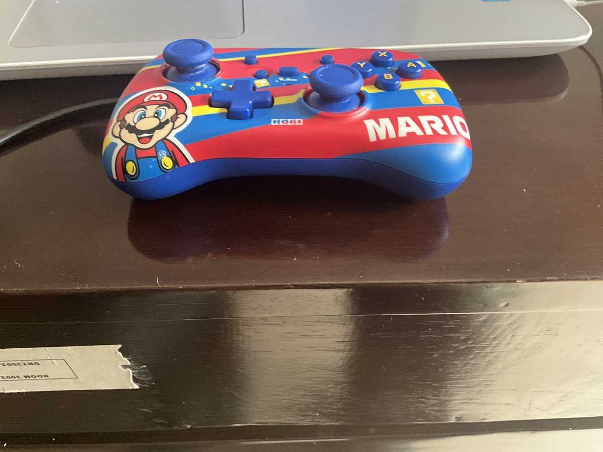 Hi <a href="/bluetvgames/">Blue TV Games</a> just wanted to share a picture of my new controller: it’s a Horipad  Mini and it works on Nintendo Switch and Microsoft Windows as an Xinput controller 🙂