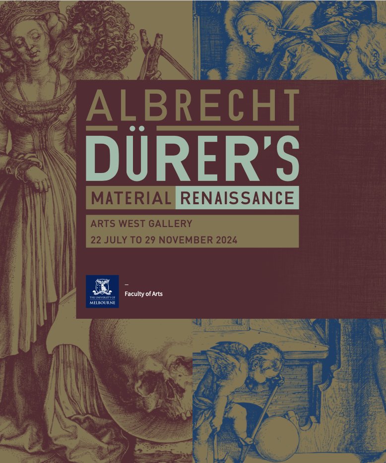 Have you visited Albrecht Durer's Material Renaissance? 

Now open in Arts West Gallery, the exhibition showcases a large number of works drawn from our #SpecialCollections. 

👉go.unimelb.edu.au/rcb8

#AlbrechtDurer #Prints #Unimelb #NewExhibition