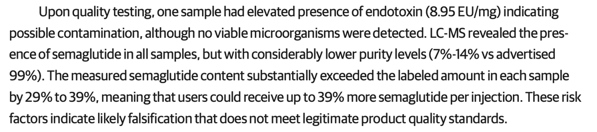 It you're buying Ozempic online without a prescription good luck with that 

jamanetwork.com/journals/jaman…