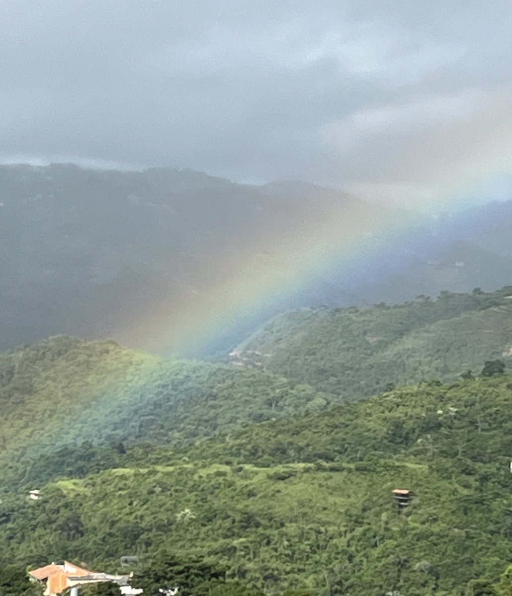 miropopiceditor's tweet photo. En este instante desde mi ventana. Nace un arcoíris. Venezuela. https://t.co/QODxANmKQk